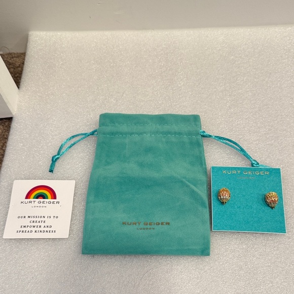 Kurt Geiger Jewelry - Kurt Geiger multi color eagle stud earrings with dustbag NWT
